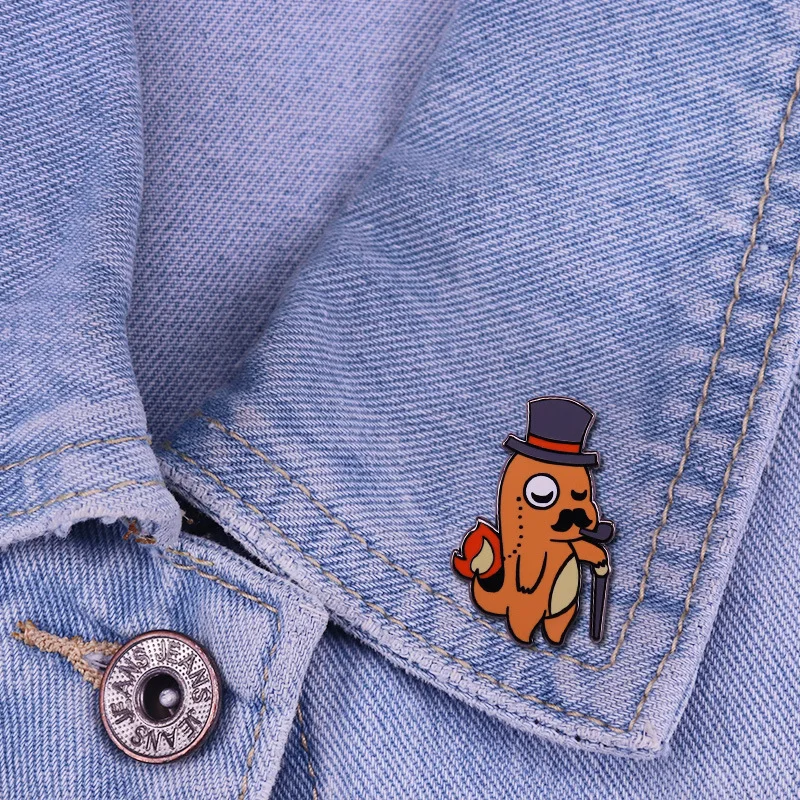 Милые эмалированные булавки с рисунком манги животных эльфов элфов Мультяшные