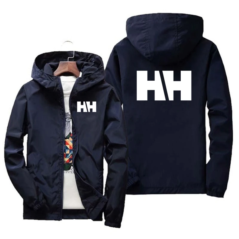 

2021 Hot Windbreaker Jacket Men's Spring Summer Jacket Street Windbreaker Hoodie Zip Light Jacket Men's Casual Coat S-7XL