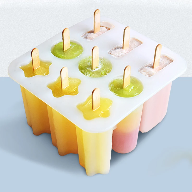 Силиконовая форма для мороженого кубик бытовой детской кухни обеденный бар