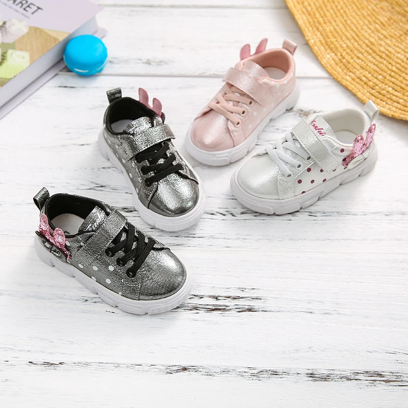 2020 весенние повседневные кроссовки для малышей детские спортивные с бантом