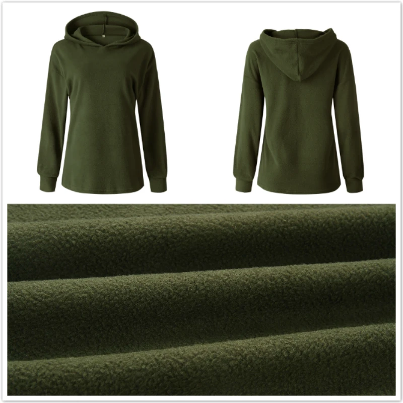 

Lady Plain Long Sleeve Hooded Sweatshirt Hoodie Pullover Blank Style Autumn Winter Warm Women Harajuku Streetwear Hoodies
