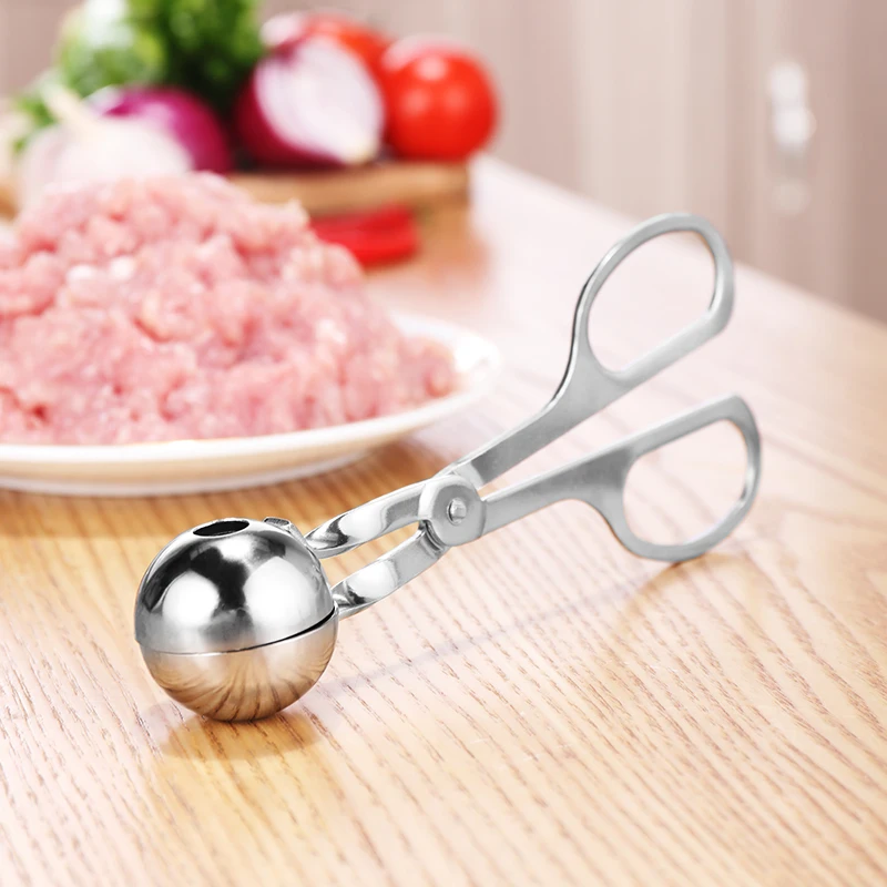 ERMAKOVA мясной Баллер с противоскользящей ручкой из нержавеющей стали Tong Cake Pop Meatball