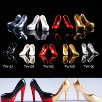 112 scale fashion female figure thick soled high heeled shoes with hollow inner female shoes 6 mannequin accessories m