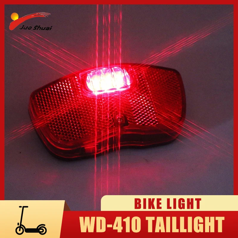 

WD-410 Rear Light Red LED Bike Light Bicycle Taillight Super Bright Waterproof Rear Rack Bike Lamp