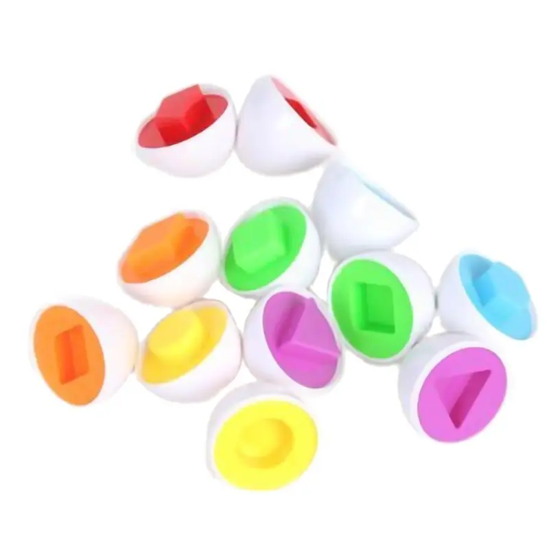 Детские развивающие игрушки для обучения Смешанная форма умные яйца забавные