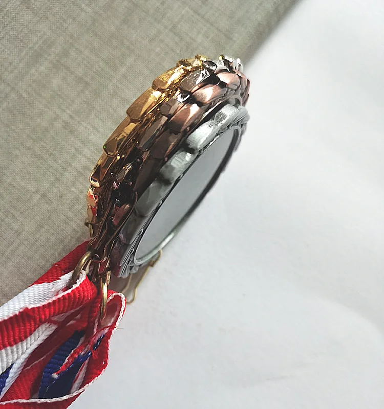 Пустые медали из пшеничной бахромы золотая медаль серебряная и цветная Branze