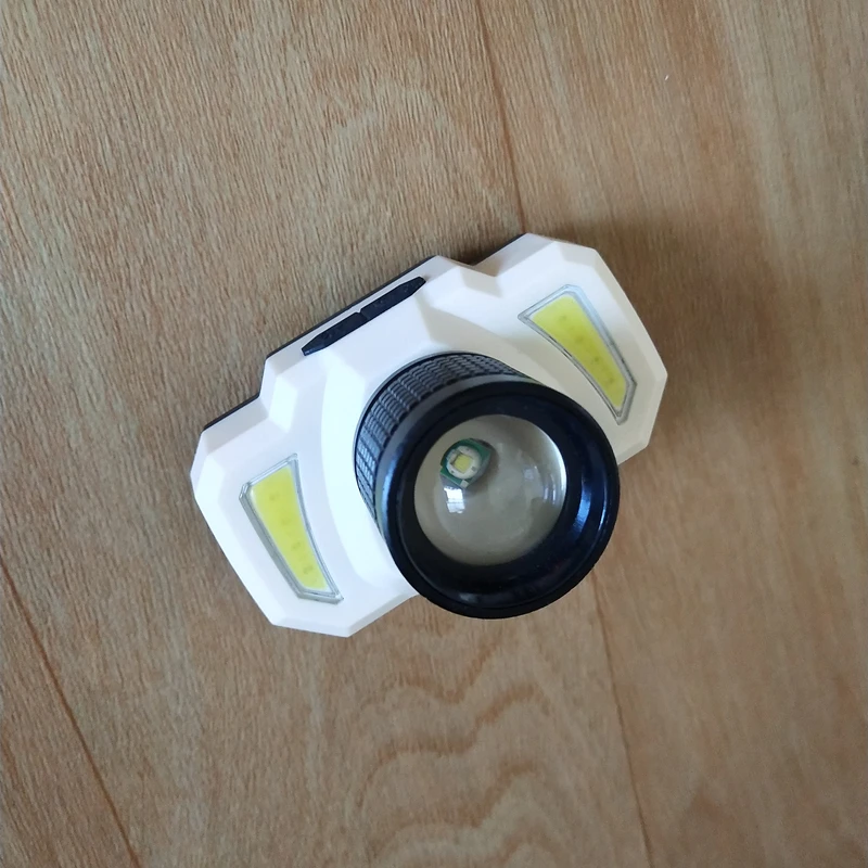 

SHENYU Infrared Sensor LED Headlamp Rechargeable Zoomable Rotation Light Head Torch Cree XML-Q5 COB Headlight Hiking Camping