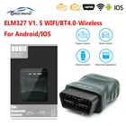 ELM327 V1.5 автомобильный диагностический сканер OBD 2 Bluetooth-совместимый 4.0 Wi-Fi сканер ELM 327 в 1 5 OBD2 автомобильный инструмент ODB2 считыватель кодов