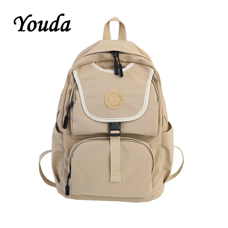 Youda Оригинальная дизайнерская сумка однотонный нейлоновый рюкзак большой