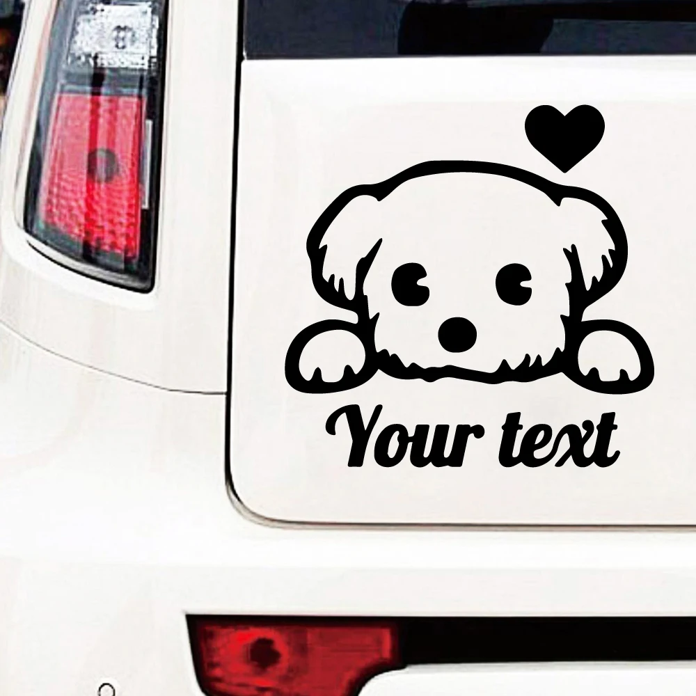 Виниловые наклейки в виде собаки на автомобиль виниловые Стикеры для стайлинга