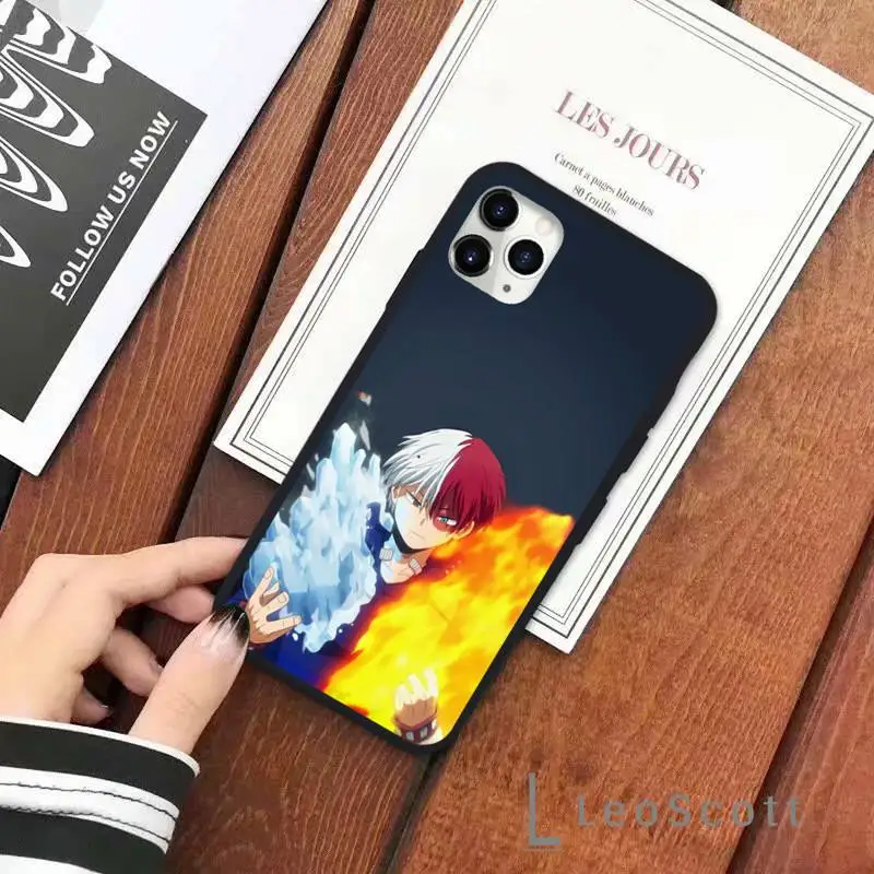 

Anime My hero academia Phone Cases for iPhone 11 12 pro XS MAX 8 7 6 6S Plus X 5S SE 2020 XR Soft Silicone Shell Cover Funda