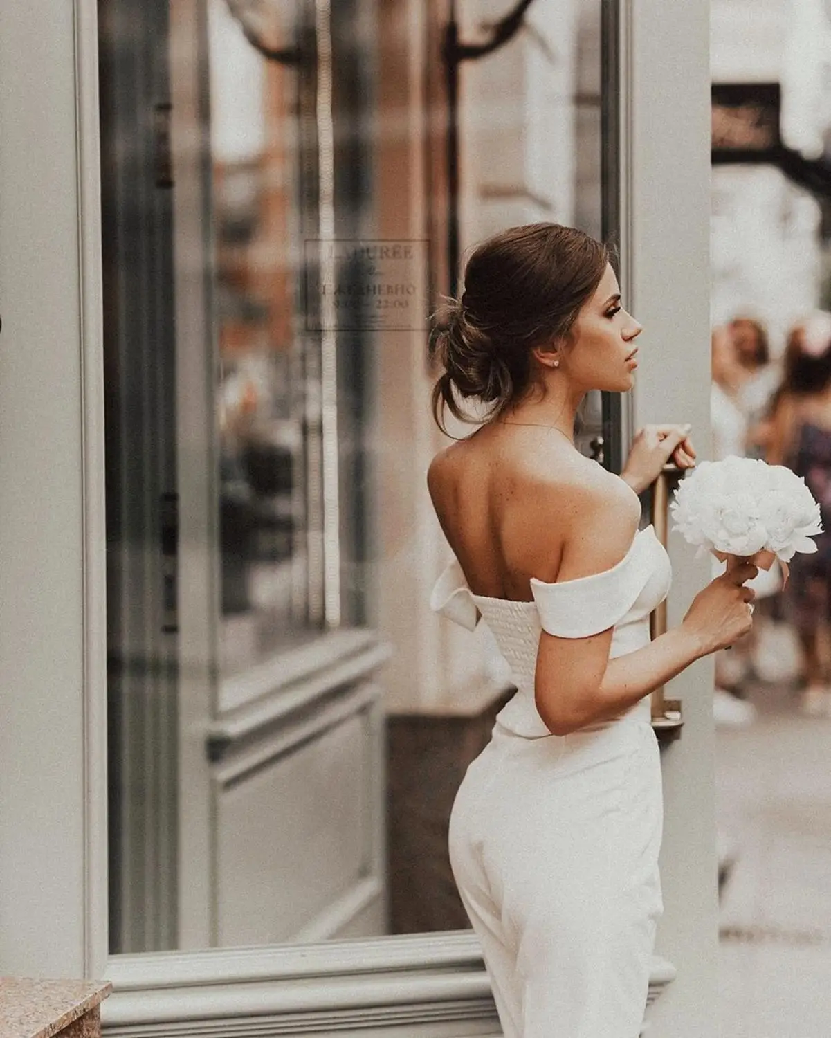 Новинка 2020 современный комбинезон свадебное платье элегантное атласное с