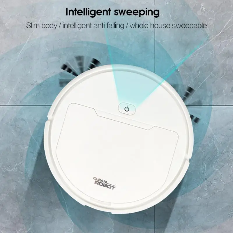 1800Pa Multifunctional Smart Robot Vacuum Cleaner 3-In-1 USB Charge Dust Cleaning Dry Wet Sweeping for Home | Дом и сад
