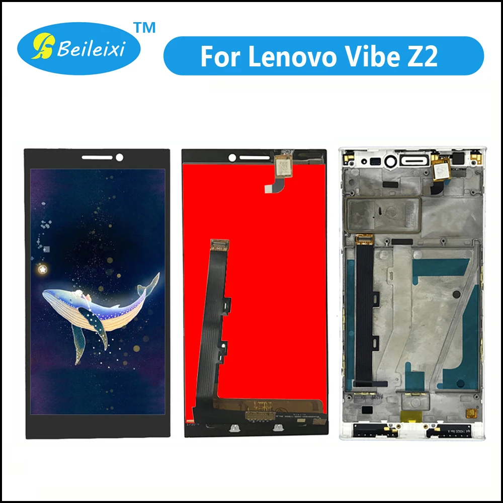 Для Lenovo Vibe Z2 ЖК дисплей кодирующий преобразователь сенсорного экрана в сборе