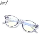 Очки для чтения мужские и женские круглые, прозрачные, с защитой от голубого спектра, 2,5