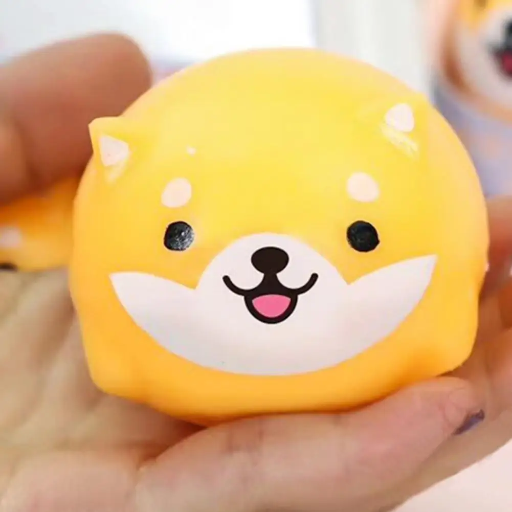 

KIds Squeeze Toy Cute Shiba Inu Shape Pinch Decompression Toy Children Adults Stress Relief Toys