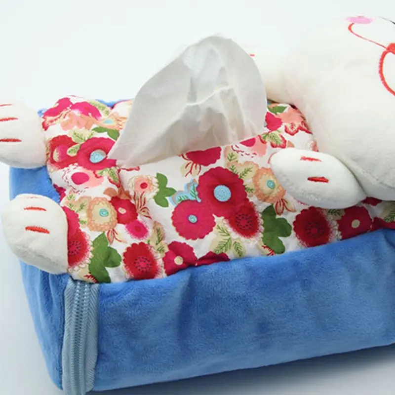  Car Lucky Cat Hanging Tissue Box Holder Plush Toy Style Anime Case Cartoon Cover | Дом и сад