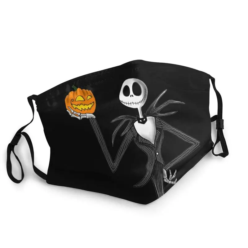 

Halloween Skeleton Breathable Face Mask Men Women Horror Skull His Pumpkin Mask Anti Dust Protection Respirator Mouth-Muffle