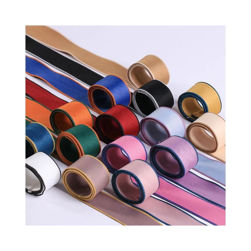 50Yards Wholesale Tweed Polyester Ribbon for Christmas Decorations Crafts  Hair bow