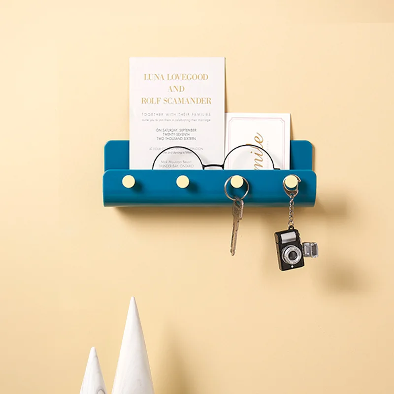 Вешалка для ключей держатель хранения настенный крючок Полка Органайзер DIY