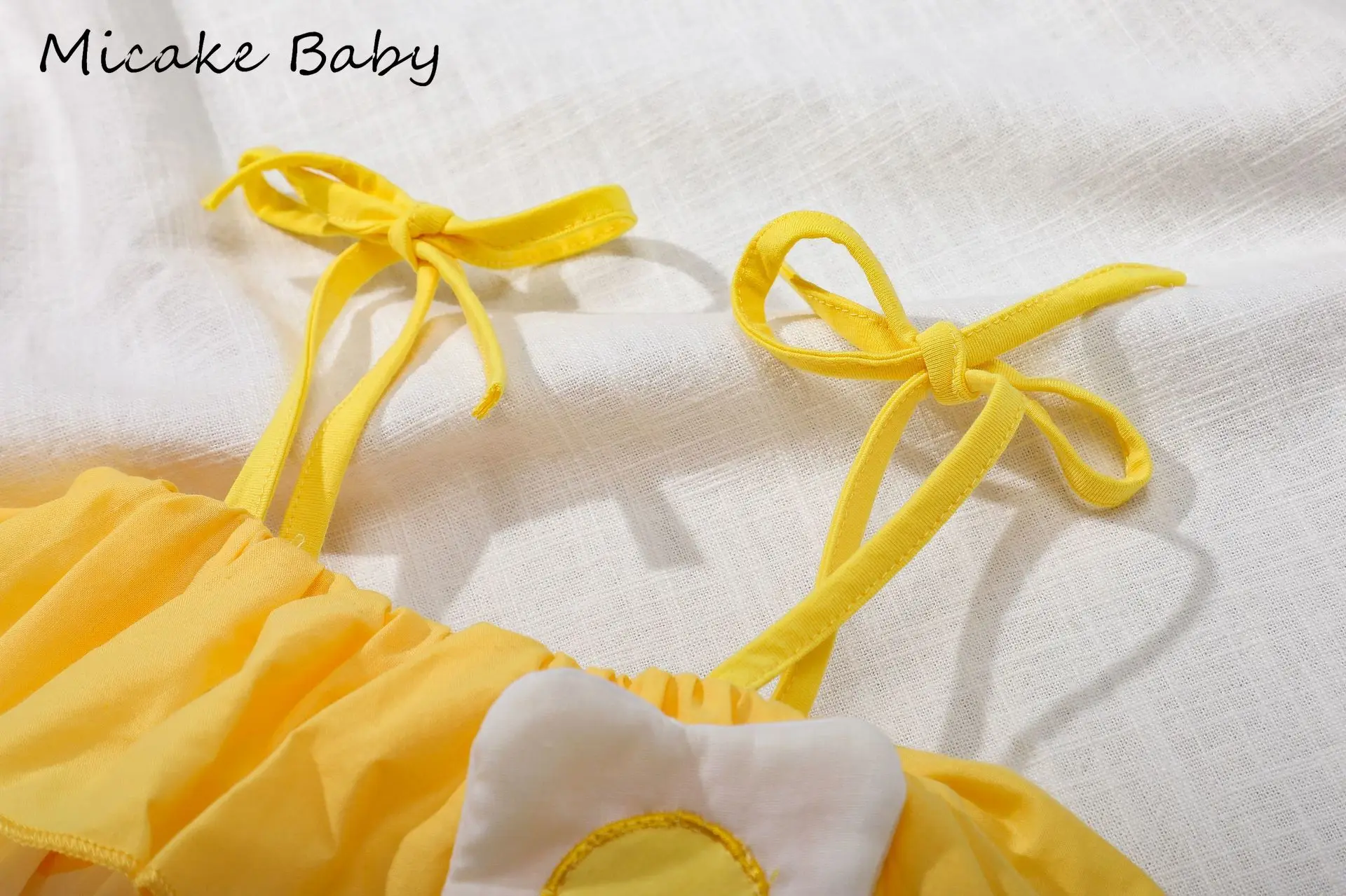 Летний комбинезон на бретельках для новорожденных одежда милый в горошек с