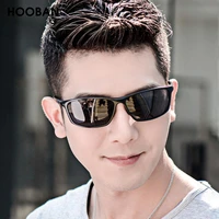 hooban fashion square men sunglasses retro black rectangle sun glasses for male vintage outdoor eyewear shade uv400