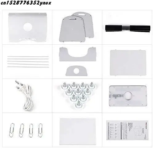 5 шт./лот светодиодная фотостудия Профессиональный портативный мини набор фон