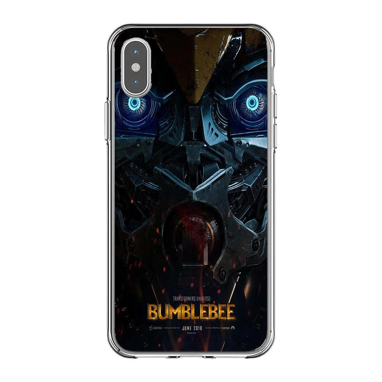 Симпатичные Трансформеры Bumblebee телефонные чехлы Чехол для iPhone X10 MAX 5s SE 6 6SPlus 7 8Plus