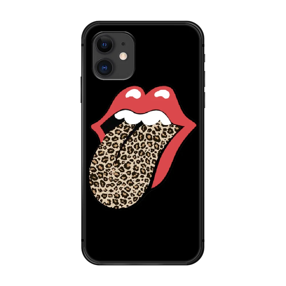 

Rolling Stones band Phone Case Cover Hull For iphone 5 5s se 2 6 6s 7 8 12 mini plus X XS XR 11 PRO MAX black bumper trend