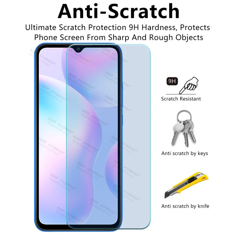 1-3 шт. прозрачный силиконовый чехол из ТПУ Для Xiaomi Mi Redmi 9a 9c 9 a c закаленное стекло