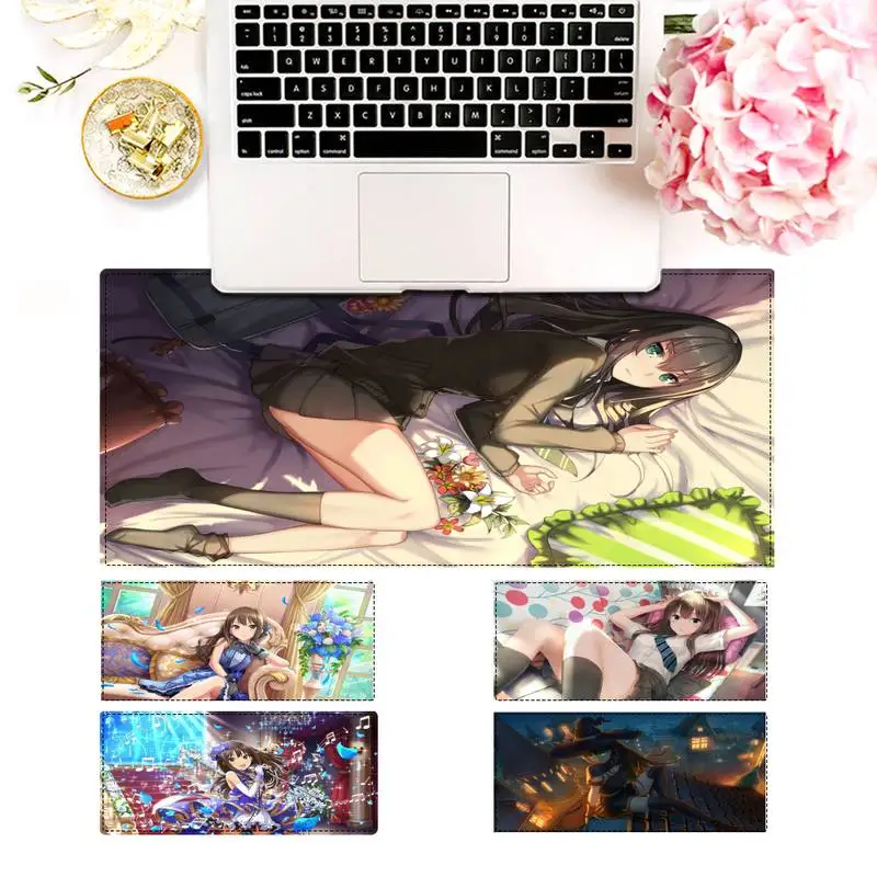 

Popolar THE iDOLMSTER Rin Shibuya Mouse Pad Gaming MousePad Large Big Mouse Mat Desktop Mat Computer Mouse pad For Overwatch