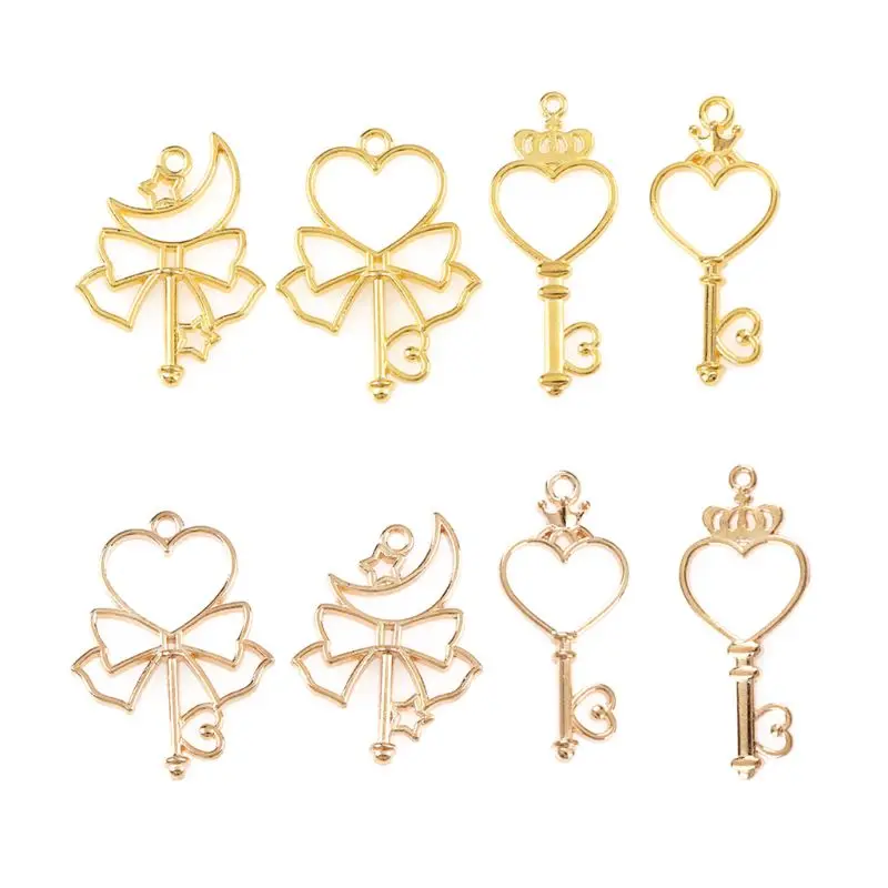 4 шт. Красивая волшебная палочка УФ Рамка кулон открытое ювелирное изделие с