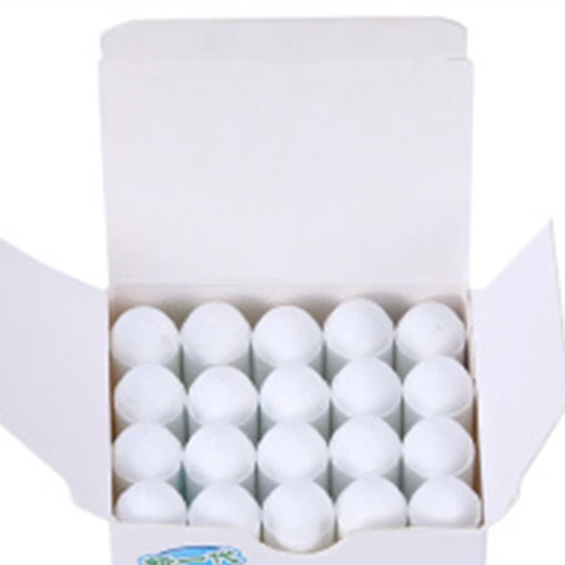 HOT-40PCS белый мел палочки пакет водорастворимых детских игровых площадок школы