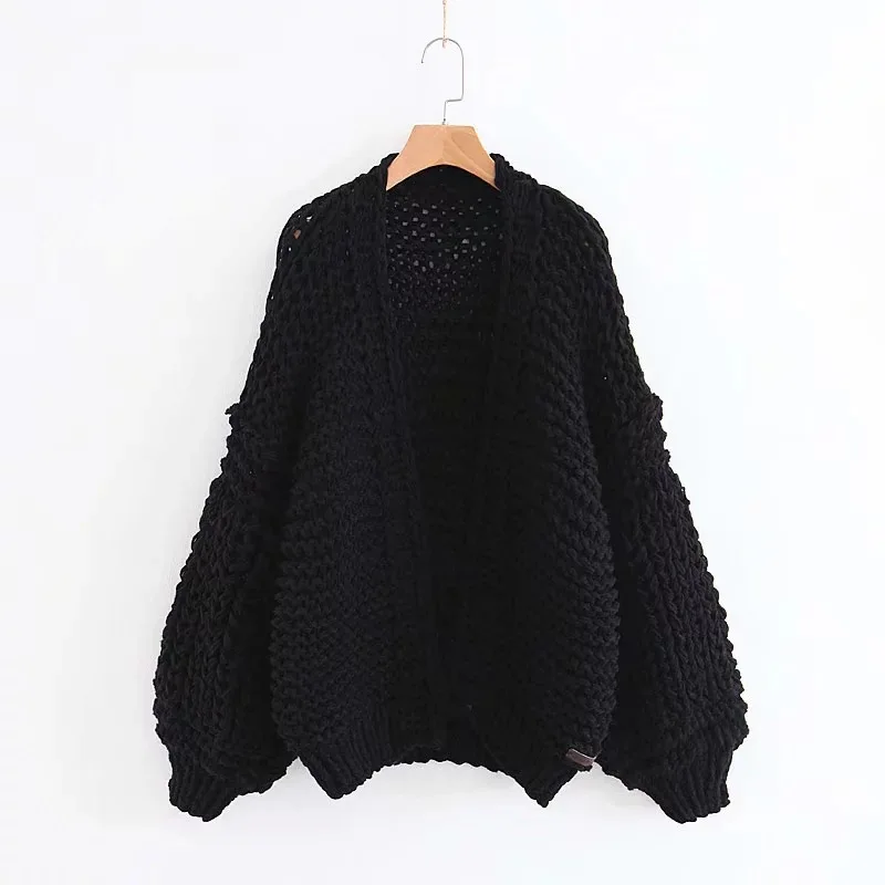 

Women Clothes 2019 Autumn and Winter Clothes Women Hand Knitting Cardigan Women Sweater Women Casaco Feminino