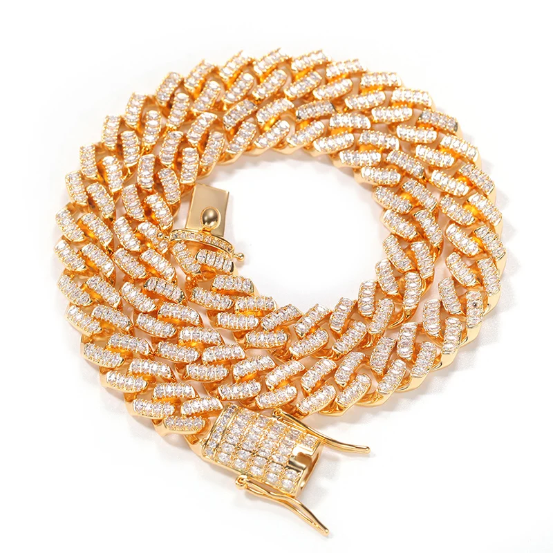 В стиле хип хоп с когтями установка AAA + Кубического циркония Bling льдом квадратный