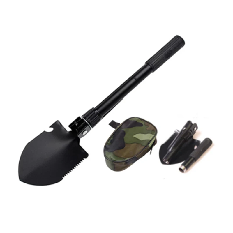 

Военная Портативная Складная лопата, садовый инструмент, многофункциональный Мастерок из нержавеющей стали для выживания, кемпинга, уличн...