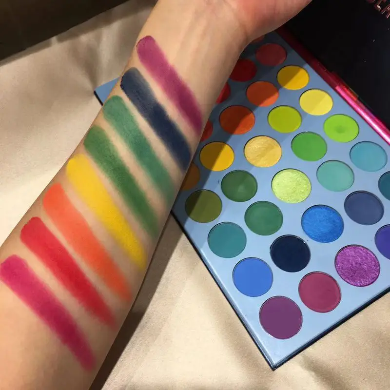 Beauty Glazed Eye Makeup Nudes Palette 39 цветов мерцающие матовые тени для век шелковистая пудра