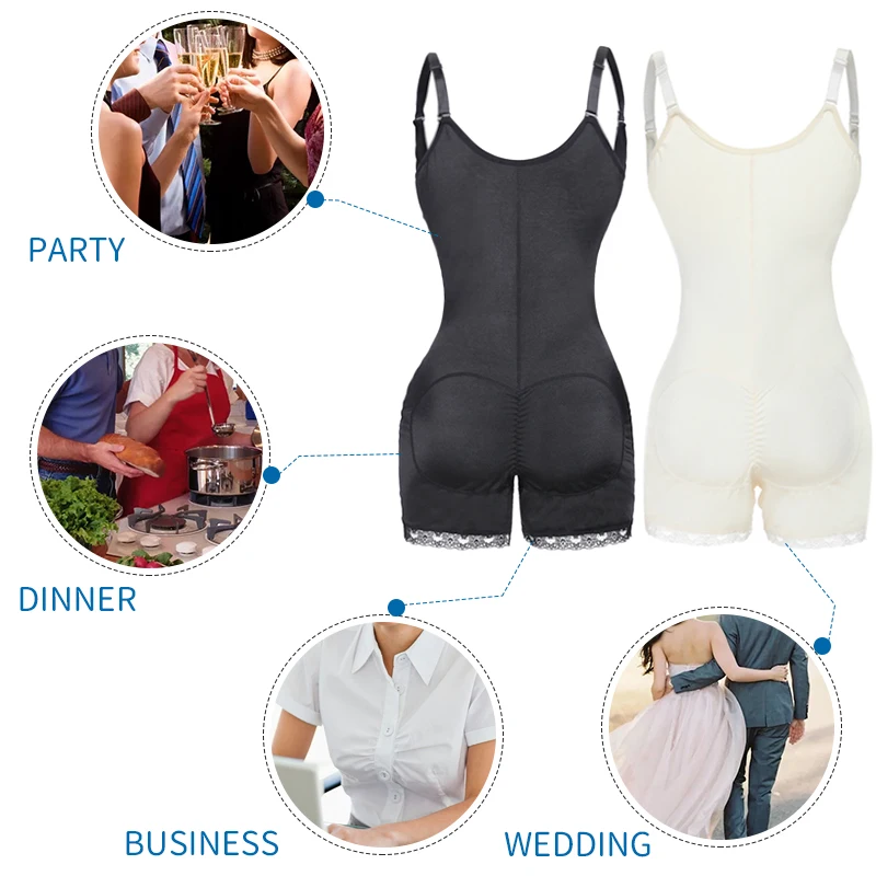 Полноразмерное боди Корректирующее белье утягивающее тренажер для талии