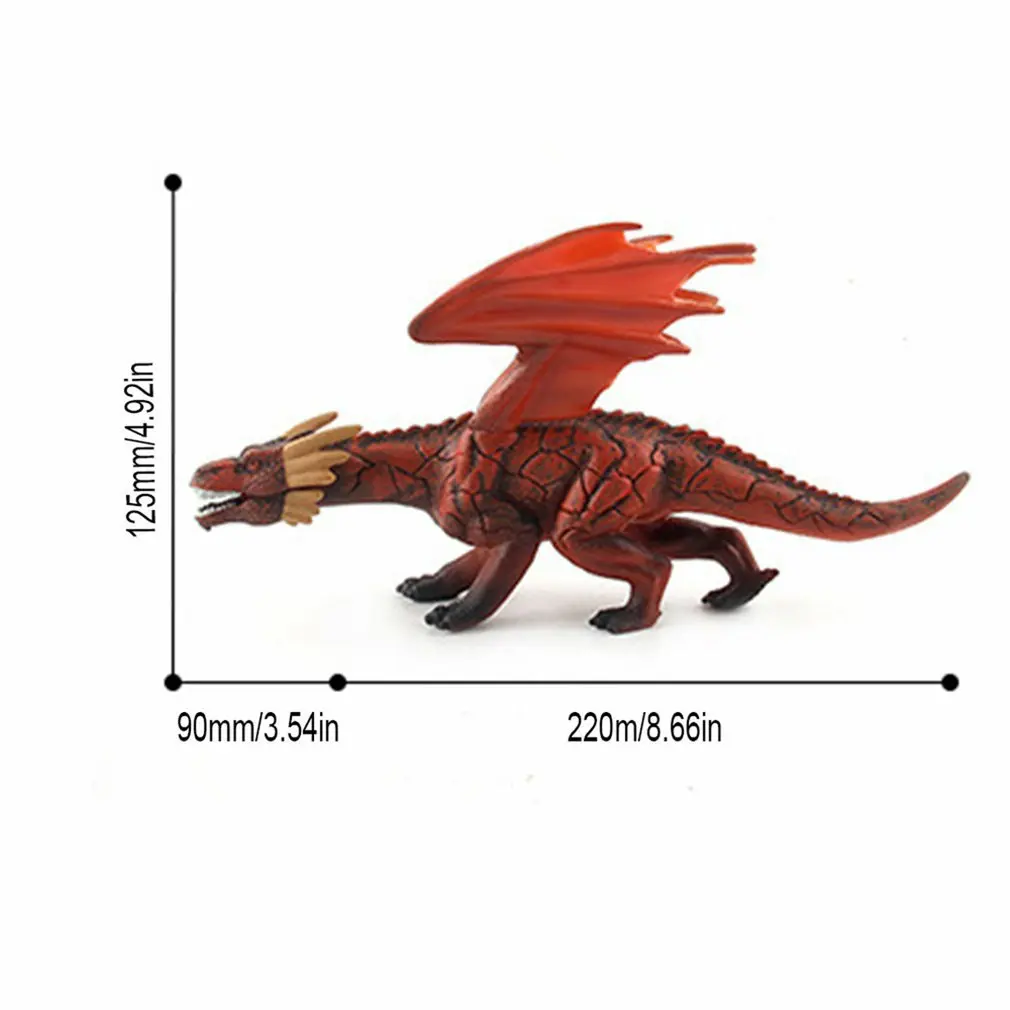 

New Simulation Fly Dragon Model Plastic Pterosaur Magic Dragon Dinosaur Model Toys Figure Animal Educational Kids Children Gift