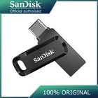 Флэш-накопитель Sandisk SDDDC3 Type-C Ultra, двойной OTG USB флеш-накопитель, 256 ГБ, 128 ГБ, 64 ГБ, 32 ГБ, флешка USB для смартфона, флешка для хранения