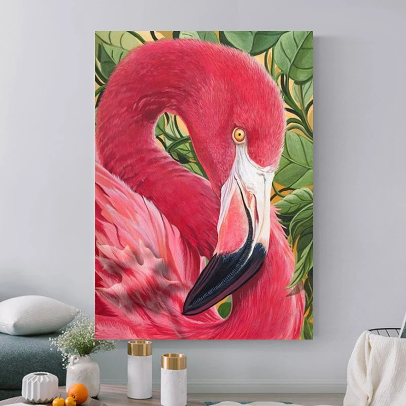 

5D Diamond Painting Eagle Flamingo Full Drill Round Rhinestone Embroidery Animal Birds Diamond Mosaic Cross Stitch Kits Gift