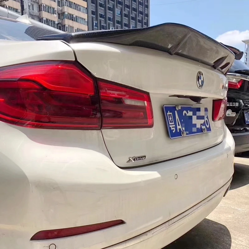 Спойлер для BMW 5 серии G30 глянцевый спойлер из углеродного волокна заднего крыла
