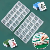 mahjong dice epoxy resin casting mold resin silicone molds for diy craft project