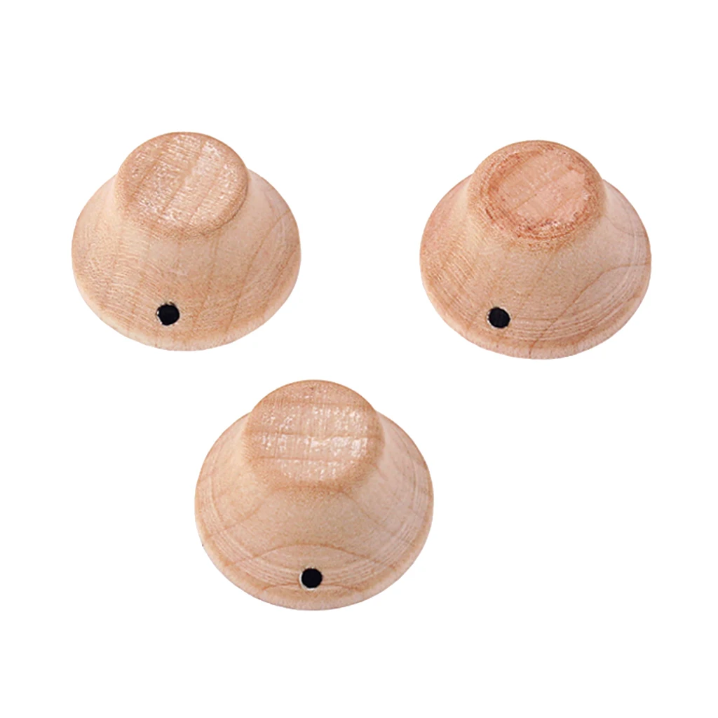

3pcs Maple Guitar Volume Tone Knobs DIY Musical Instrument Accessory