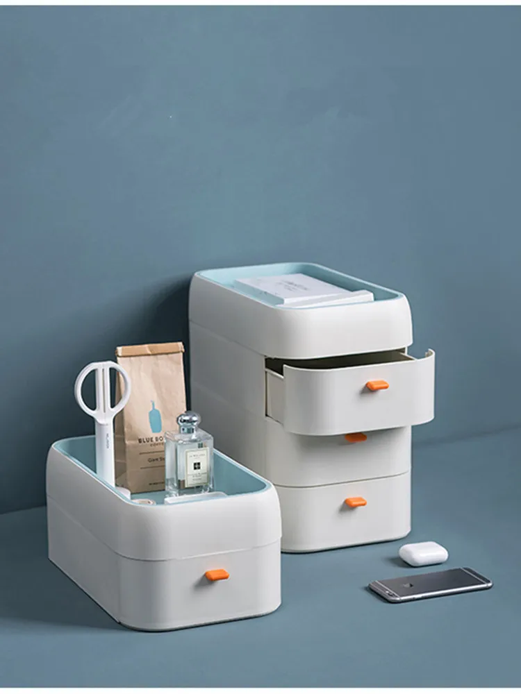 Настольный Органайзер в скандинавском стиле с ящиками многоуровневый ящик для