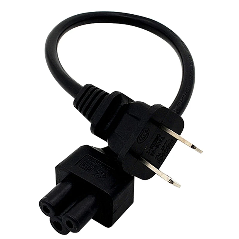 

US 1-15P TO C5 Japan Nema Plug 1-15P 2Pin to IEC320 C5 Wire Power Extension Cable Cord Adapter(US Plug)