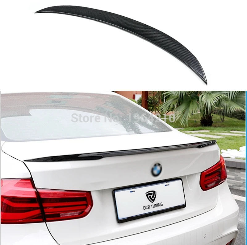 Автомобильный Стайлинг из углеродного волокна модифицированный задний спойлер