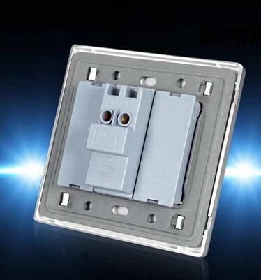 Бесплатная доставка роскошный настенный светильник панель переключателя 1