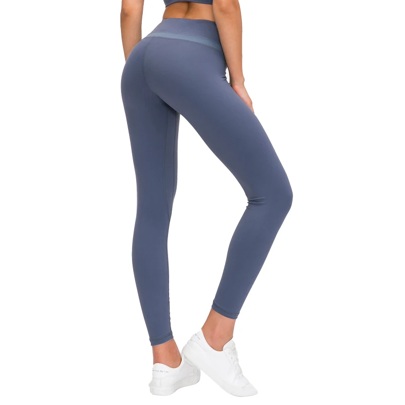 Осенне-зимние облегающие штаны для йоги женские спортивные Леггинсы с эффектом