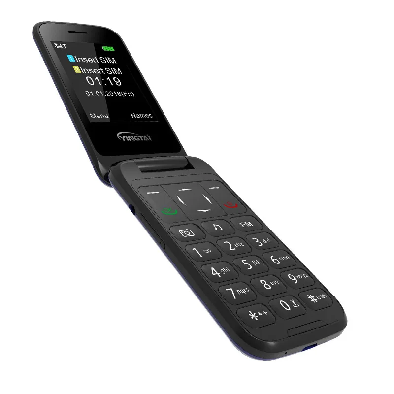 YINGTAI T31 3G WCDMA GPRS MMS большая кнопка одна SIM-карта Флип-мобильный телефон для пожилых